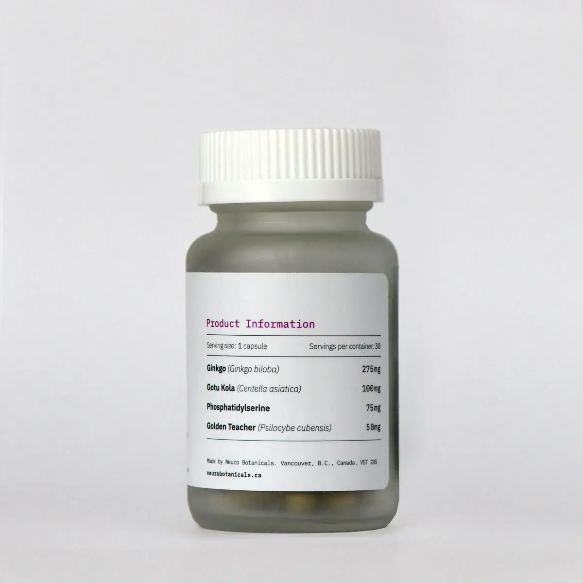 Neuro Botanicals Focus Microdose Product Information