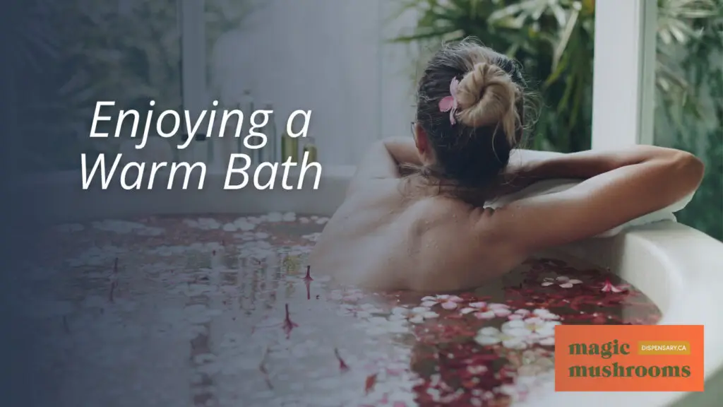 Enjoying a Warm Bath Enjoying a Warm Bath