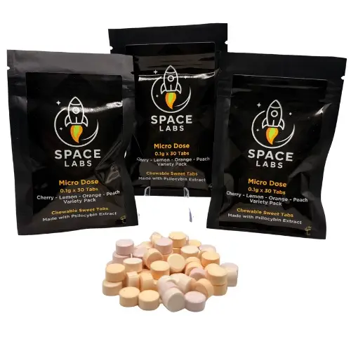 Spacelabs Micro-Dose Psilocybin Chewables (Sweet Tabs)