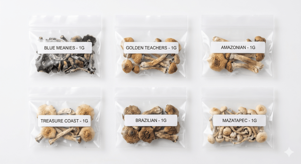 Magic Mushroom Sampler Kit: Six Strain Tasting Flight - Image 2