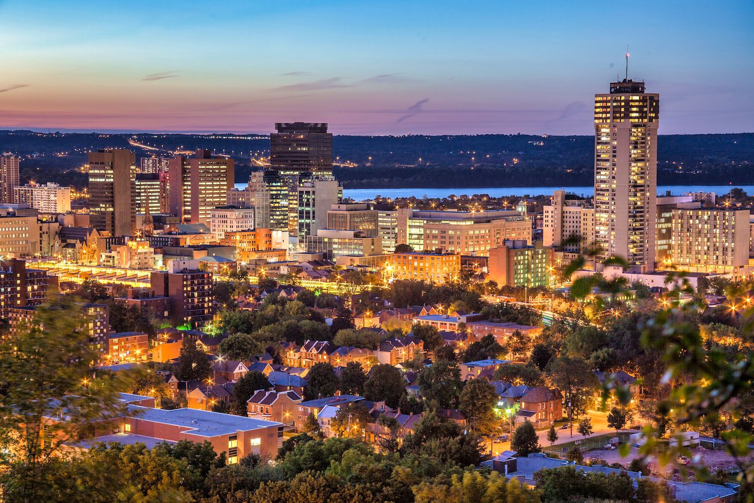 Hamilton city view for the Hamilton shroom delivery guide