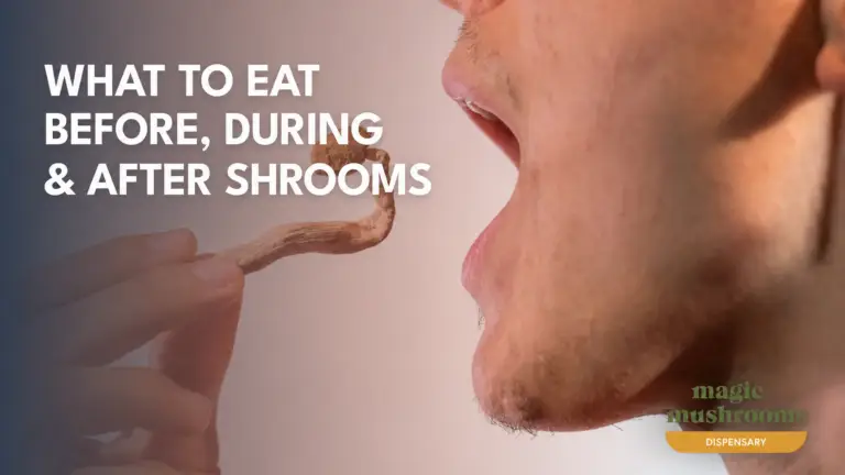 What to eat before, during and after shrooms